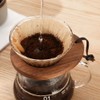 AXUYU Pour Over Coffee Dripper V60 Glass Coffee Funnel Filter
