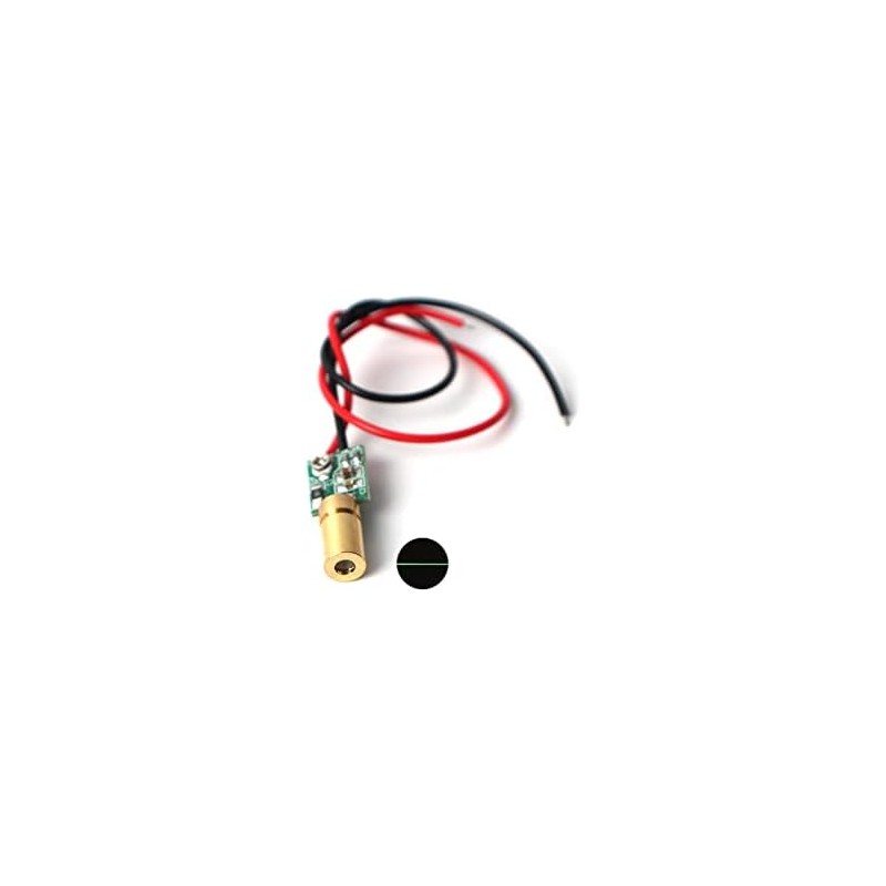 Módulo Láser de Línea Verde de 520 nm, Industrial, Enfoque