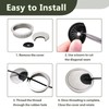 4 Pcs Desk Grommet Kit, Cable Hole Cover, Computer Desktop