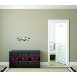 Laundry Help Needed Cents Apply Keeping Cleaning Brush Teeth Laundry Scrub A Dub Dub Laundry Soap Washer Dryer Clean Shorts Pant Sock Shoes Tooth Paste Surprises Wall Decal - Size: 10 Inch x 22 Inch