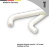 KLAMA Set of 4 Plastic Furniture Handles for Cupboards, Drawers