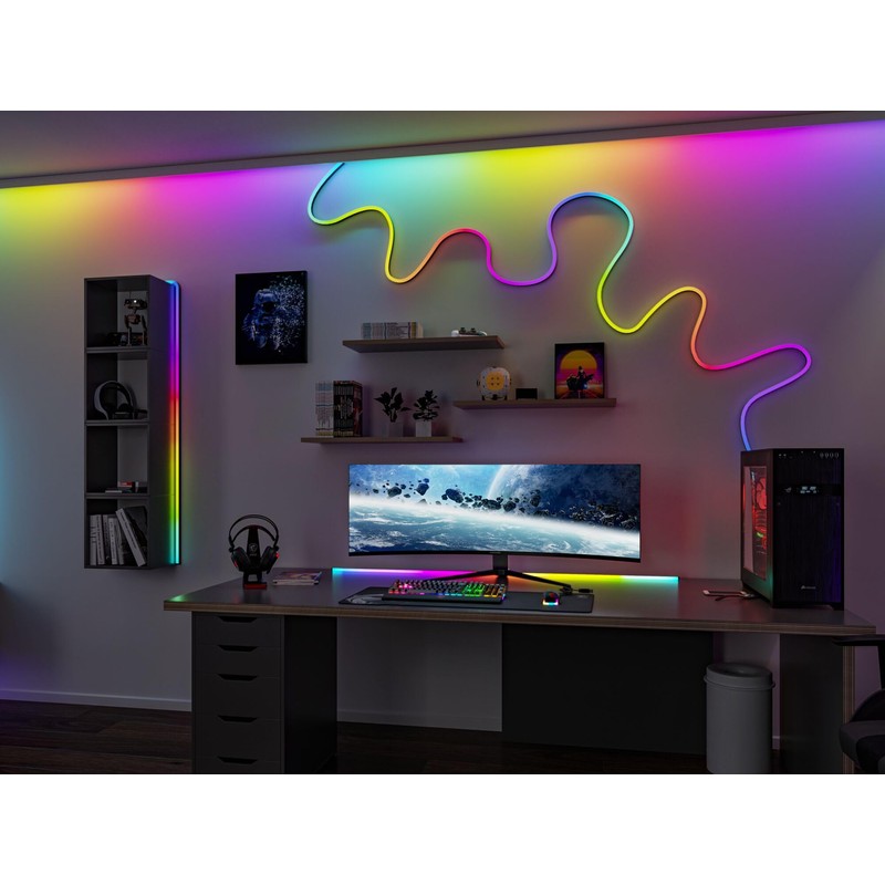 Paulmann EntertainLED Black Neon Tube USB 5 m 12 W