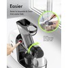 SiFENE Slow Masticating Juicer Machine, Dual 3" Wide Mouth, Anti-Clog
