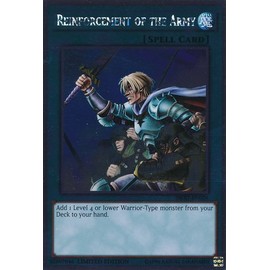 Yu-Gi-Oh! - Reinforcement of the Army (NKRT-EN026) - Noble Knights of the Round Table - 1st Edition - Platinum Rare by Yu-Gi-Oh!