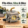 52cc Chainsaw Carburetor – 2-Stroke Replacement Carb with Copper Elbow