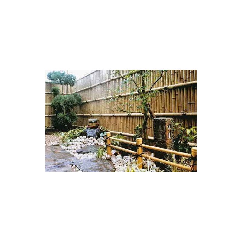 MGP Bamboo Post and Rail Fence 12"H x 72"L