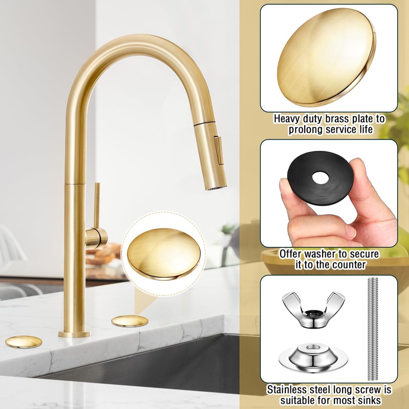2 Inch Kitchen Sink Hole Cover Faucet Hole Cover Stainless