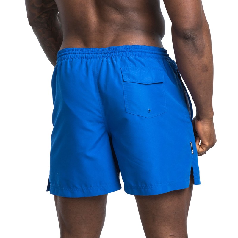 Trespass Mens Swim Shorts Pocket Quick Dry Granvin B Blue