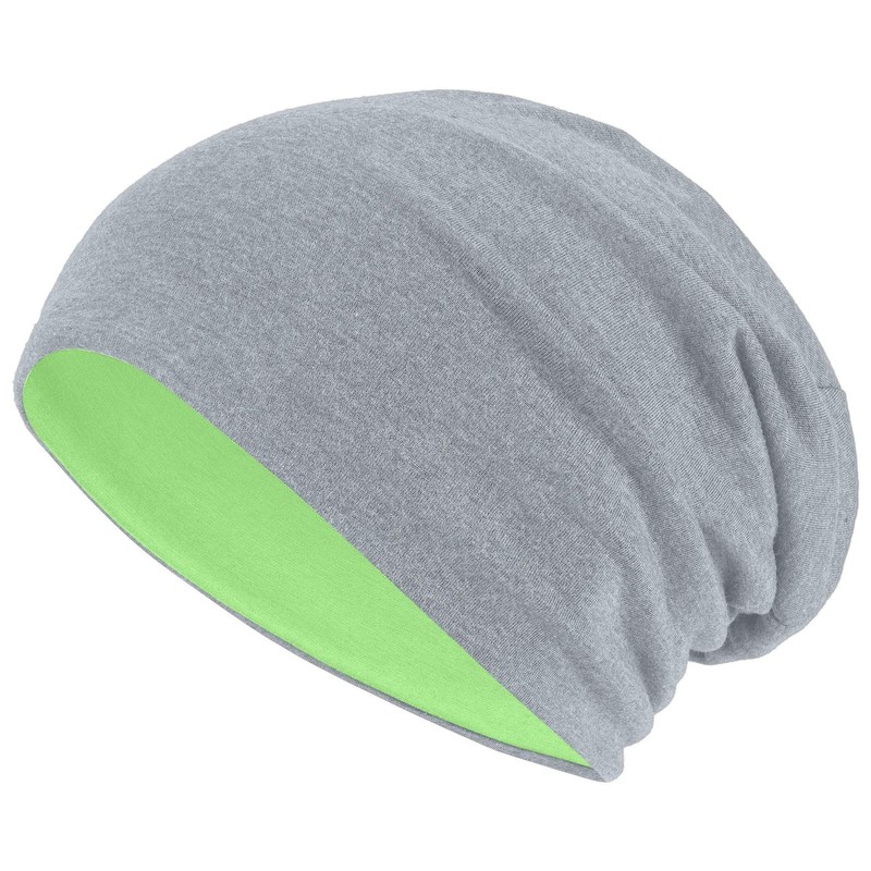 Hatstar Long Slouchy Beanie, 2-in-1 Reversible Jersey Hat in 45