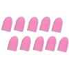10Pcs/Set Reusable Silicone Nail Soakers UV Gel Nail Polish Remover
