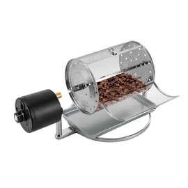 HaoYunNe Electric Coffee Bean Roaster Automatic Coffee Roaster Machine Peanuts Soybeans Nuts Baker Baking Machine for Home Cafes Camping, 0.22-0.55 lb, 110V-240V
