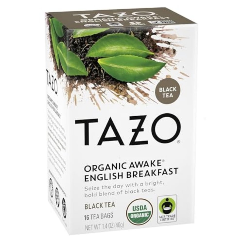 TAZO Organic Awake English Breakfast Black Tea, Black tea with