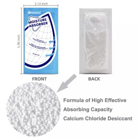 WISESORB 30 Packs 25g Moisture Absorbers Dehumidifier Bags for Storage, Closet, Bathroom