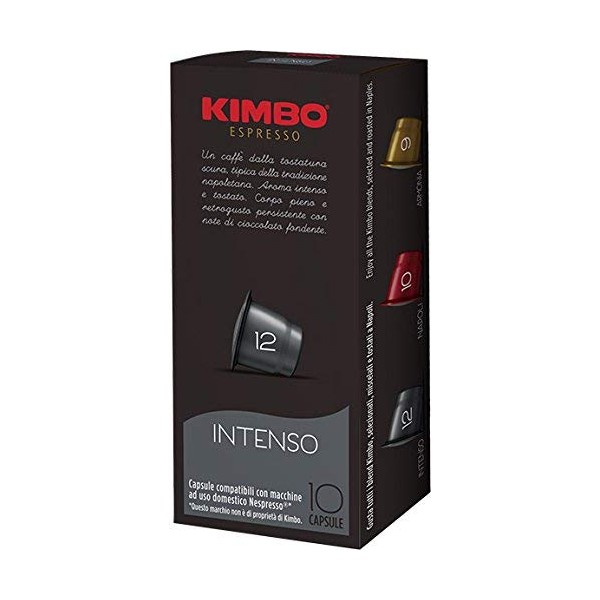 4 Boxes of Kimbo Intenso Nespresso Compatible Capsules