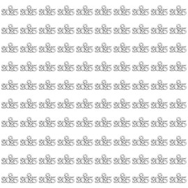 100Pcs Alloy Charms Antique Number Pendants for Jewelry Making Silver Craft Accessories Necklace Bracelets Keychain DIY Project Christmas Décor 2025 Graduation Pendant DIY Crafting Wedding Decor