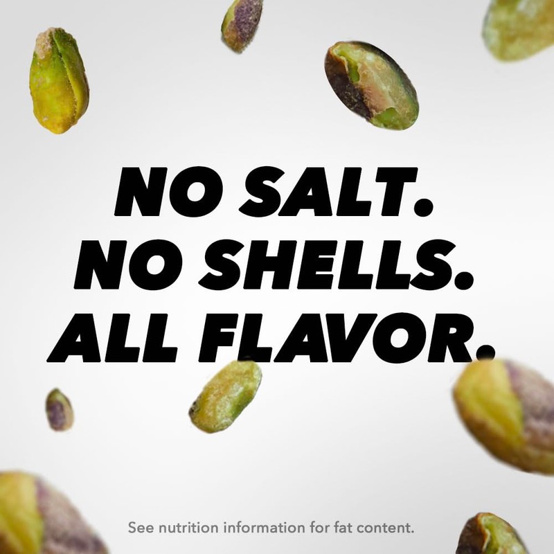 Wonderful Pistachios No Shells, Unsalted Nuts, 6 Ounce Resealable Bag,