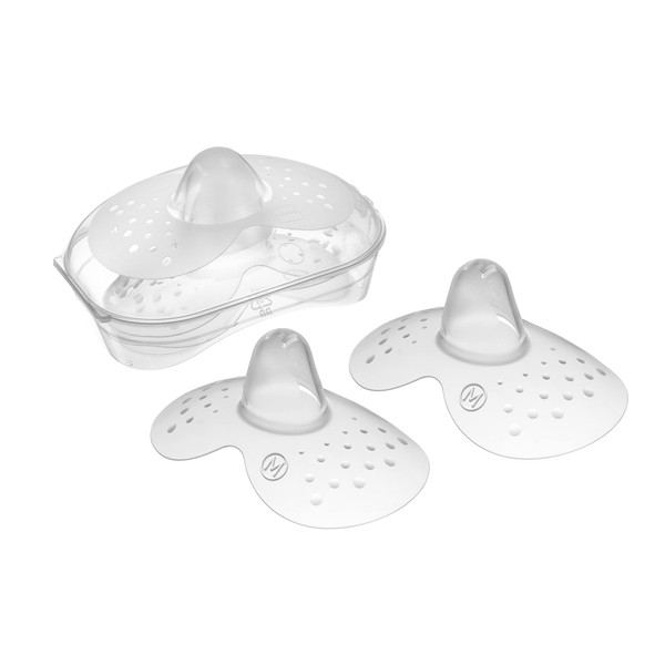 MAM Nipple Shields Size Medium (Pack of 2), Breast Shields