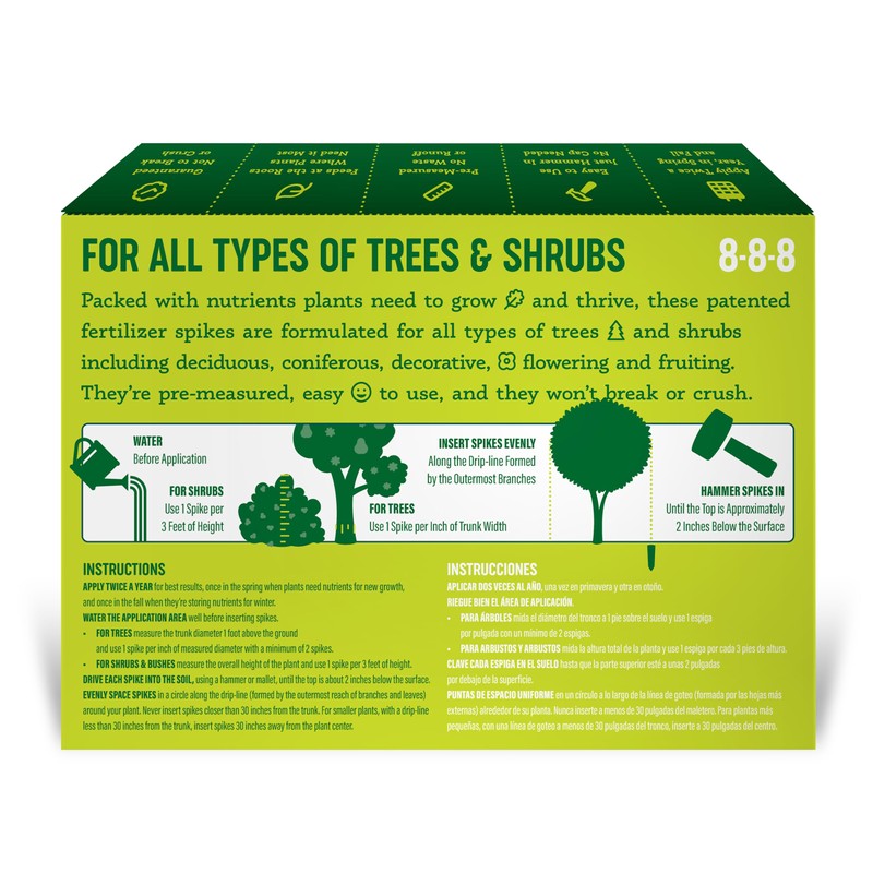 SimplyGro Tree & Shrub Fertilizer Spikes (24 Spikes - 6.0