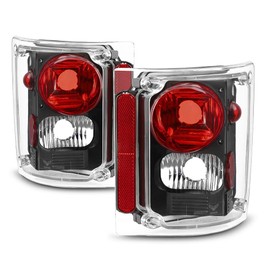 ACANII - For Black 1973-1991 Chevy/GMC C/K Suburban Blazer Jimmy Tail Lights Brake Lamps Replacement Driver & Passenger