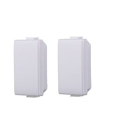 Switch Module, Shucko Buttons, USB Dimmer Compatible with Matix (1 Pair of Fake Pole Keycaps 1P White)