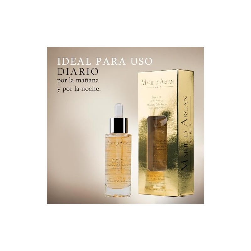 Marie Argan Sérum Facial Oro 24k 30ml Hidrata Ilumina Reafirma
