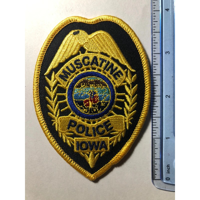 Muscatine Iowa Police Patch