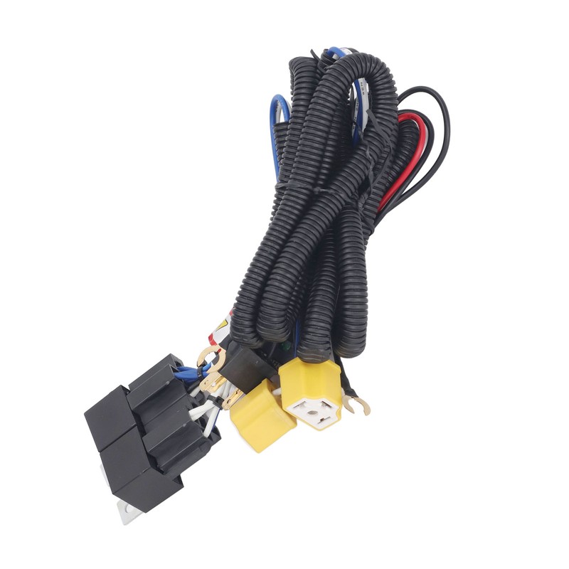 H4 Headlight Relay Harness High Temperature Resistant Ceramic Socket H6054