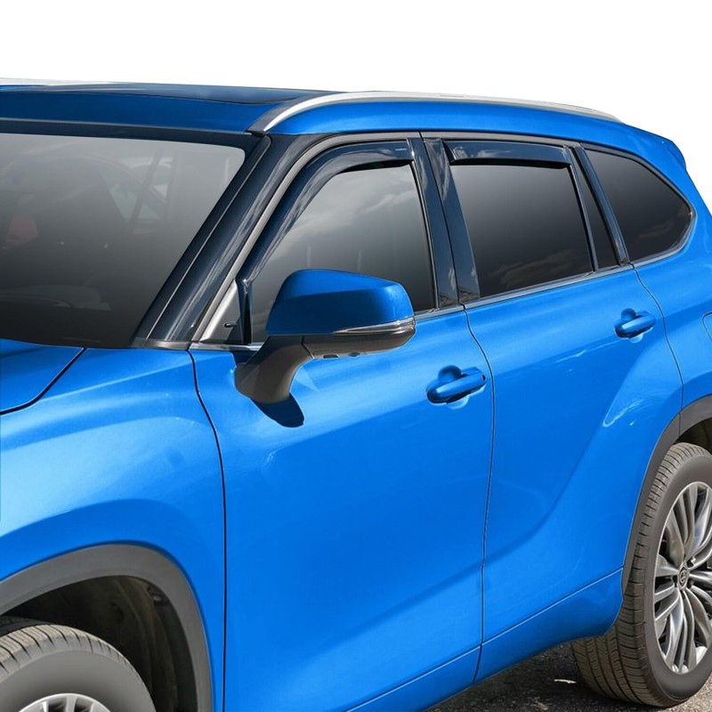 Nilight in Channel Window Deflectors for Highlander 2020 2021 2022