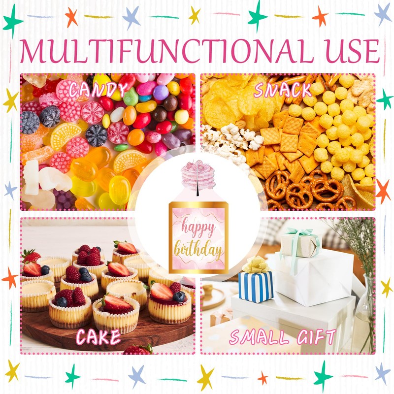 12 Pcs - 16th Birthday Party Candy Boxes for Girls