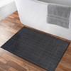 Luul Home Modern Dark Gray Non Slip Door Mat 2x3