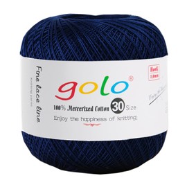 golo Crochet Thread size 30 yarn for hand Knitting 100% cotton Crochet yarn 7-161