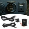 3.5mm AUX Extension Cable Adapter Flush Mount USB Port Headphone