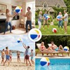 ZKFSIE Beach Ball, 4-Pack Inflatable Beach Balls, Vibrant Design for
