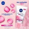 Nivea Gel Limpiador Facial Agua Rosas Todo Tipo Piel 150