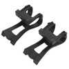 Keenso Bike Pedal Straps, Adjustable Toe Clips with Strap Belts