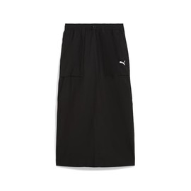 Puma 631947 Women's Casual Quick-Drying Future Archive Zip-Off Maxi Woven Skirt, 25 Spring Summer Color Puma Black (01), L