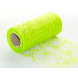 25 M x 20 CM Sizoweb Non-Woven Original Table Runner for Weddings Green kiwi Green