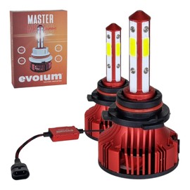 Evolum Master Kit de Focos Led 22000lm 4 Caras Iluminación 360 Alta Baja H1 H3 H4 H7 H11 H13 9004 9005 9006 9007 Luz Blanca Frío 6000k Automotriz...  