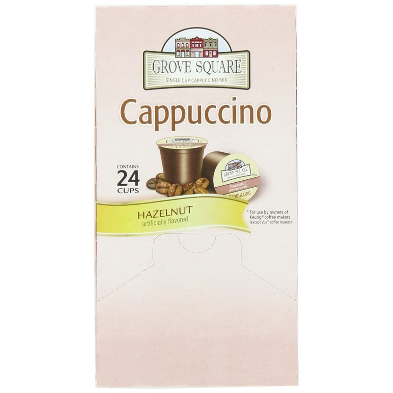 Grove Square Cappuccino, Hazelnut, 24 Single Serve Cups