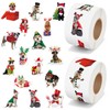 H1vojoxo Christmas Dog Sticker Rolls - 1000PCS Holiday Dog Stickers