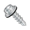 Small Parts 1020KWN Steel Self-Drilling Screw, Zinc Plated Finish, Sealing