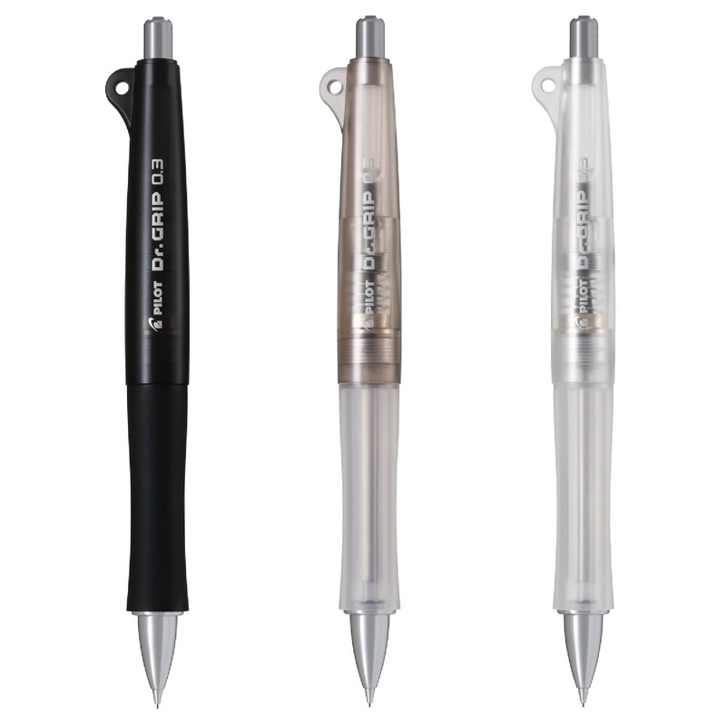 PILOT HDGC13CBE Doctor Grip Classic Mechanical Pencil, 0.3mm, Clear Beige