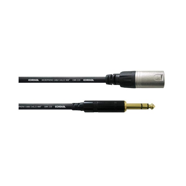 Cordial 0,6M REAN XLR-M/KLINKE 6,3MM