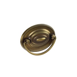 Knob Deals #1165 Furniture Dresser Pull, Oval, 2-1/4" c - c, Antique English Finish