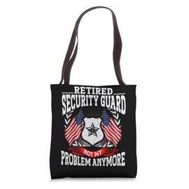 Safety Officer Bouncer Badge Retired Security Guard Tote Bag