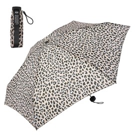 KiU Compact Umbrella, K417-511, Folding Umbrella, Rain Umbrella, For Sunny or Rainy Weather, UV Protection, Lightweight, Mini, Compact, Simple, Stylish, Unisex, Unisex, Color Leopard