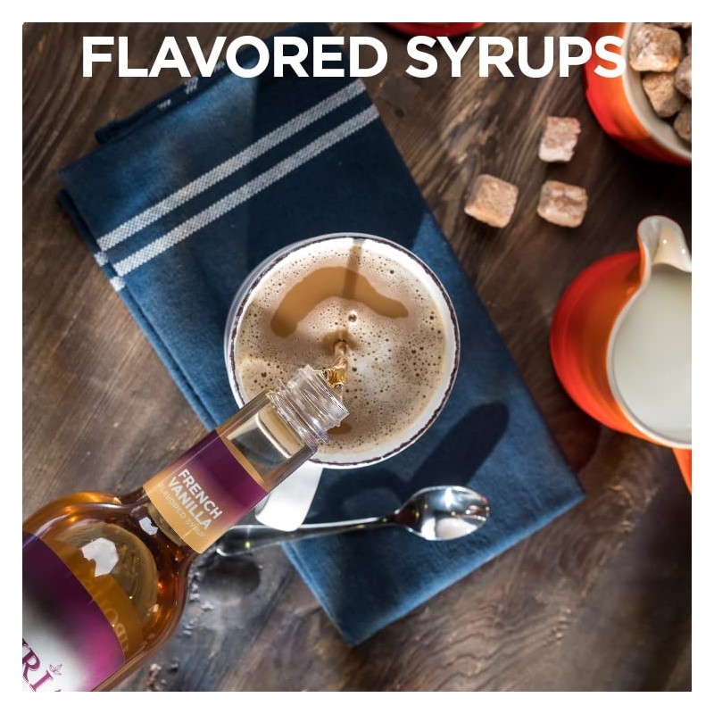 Upouria Mocha Coffee Syrup Flavoring, 100% Vegan, Gluten Free, Kosher,