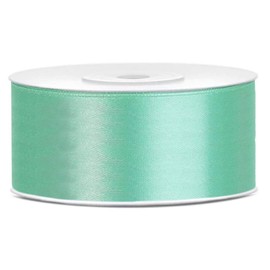 25 Metres Satin Ribbon Mint Green 38 mm Wide Ribbon Decorative Ribbon Gift Ribbon Light Green Ribbon Fabric Ribbon Green Bow