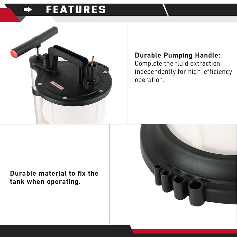 ATPEAM Oil Changer Vacuum Fluid Extractor | Manual Engine Oil