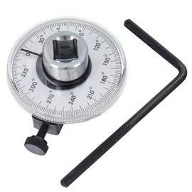 Torque Rotating Gauge 1/2 Torque Wrench Angle Protractor 360 Degrees